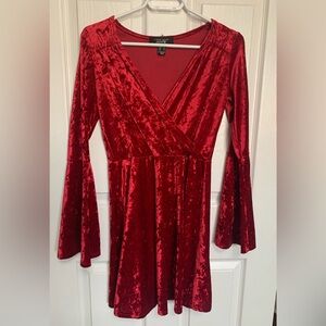 ✨3/$25 Red velvet dress✨